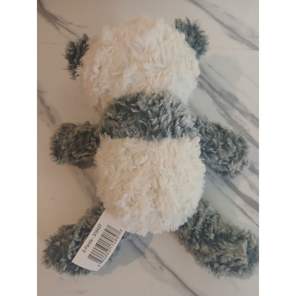 Valentine Gray Panda Bear Plush 9" - Picture 3 of 4